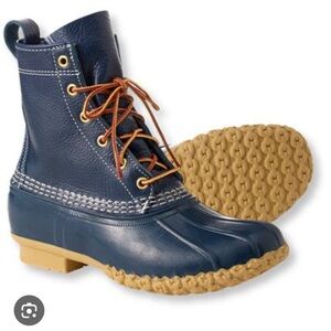 L.L. Bean Boots Original Duck Navy Maine Outdoors